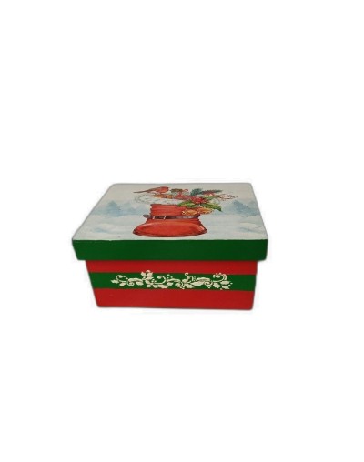Caja bota de santa