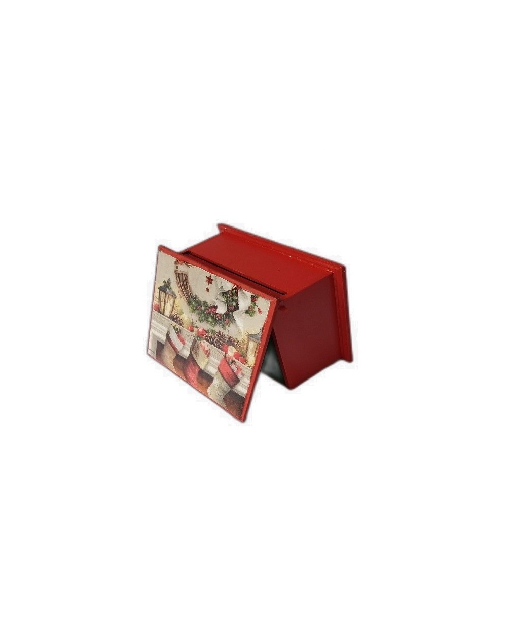 Caja corona navideña