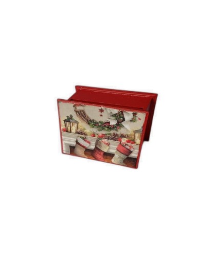 Caja corona navideña