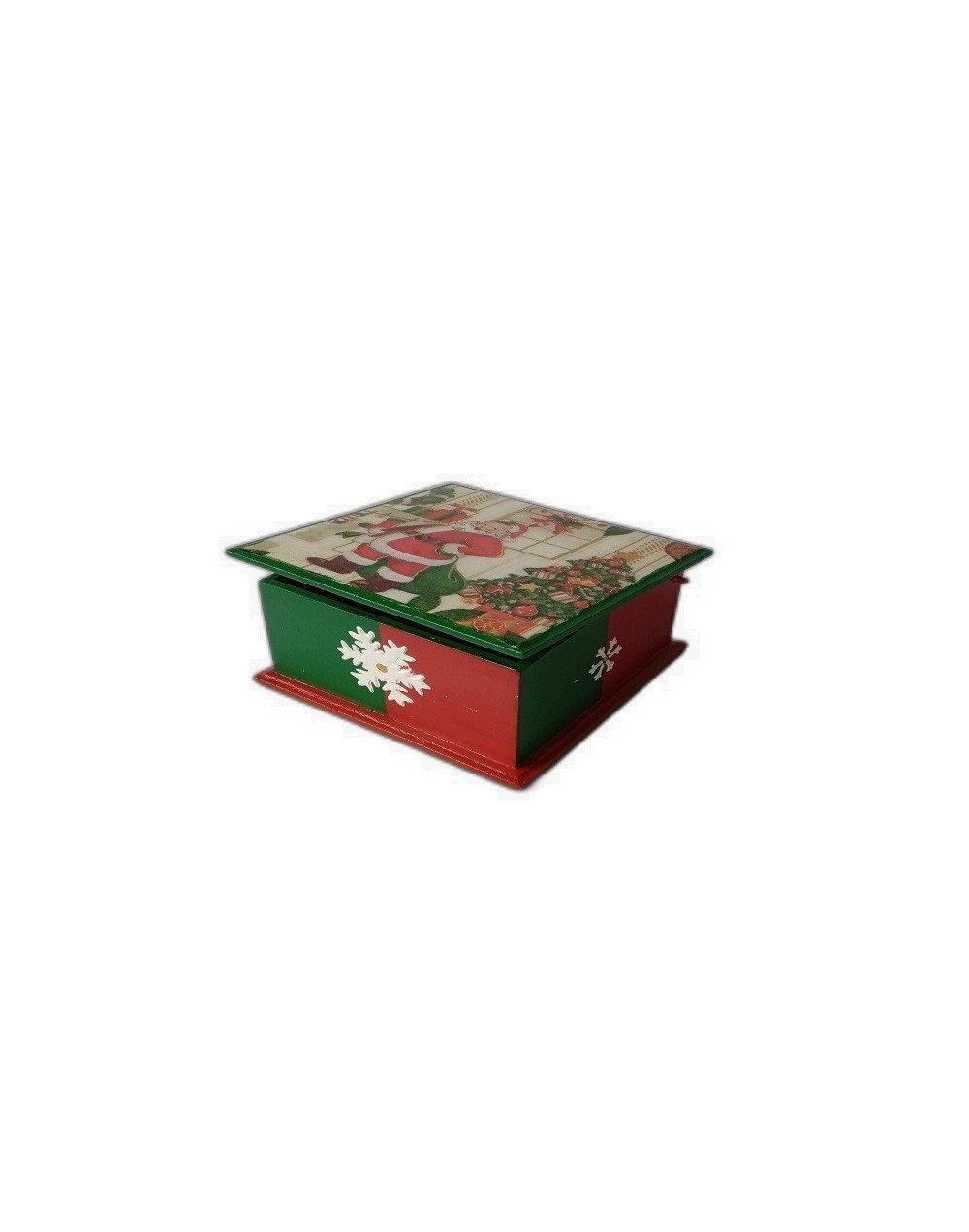 Caja papá noel bailando