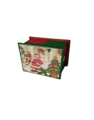 Caja papá noel bailando