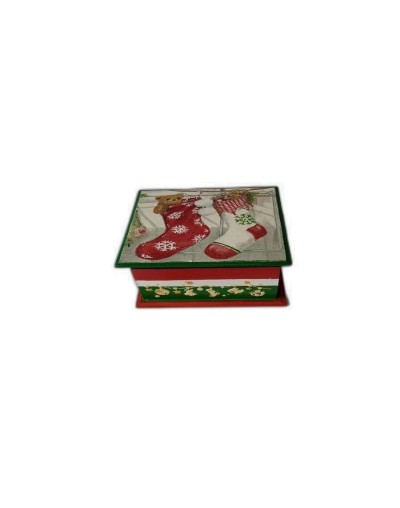 Caja medias navideñas