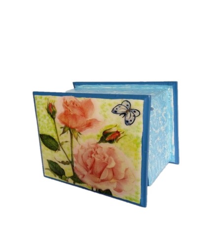 Caja flores rosa