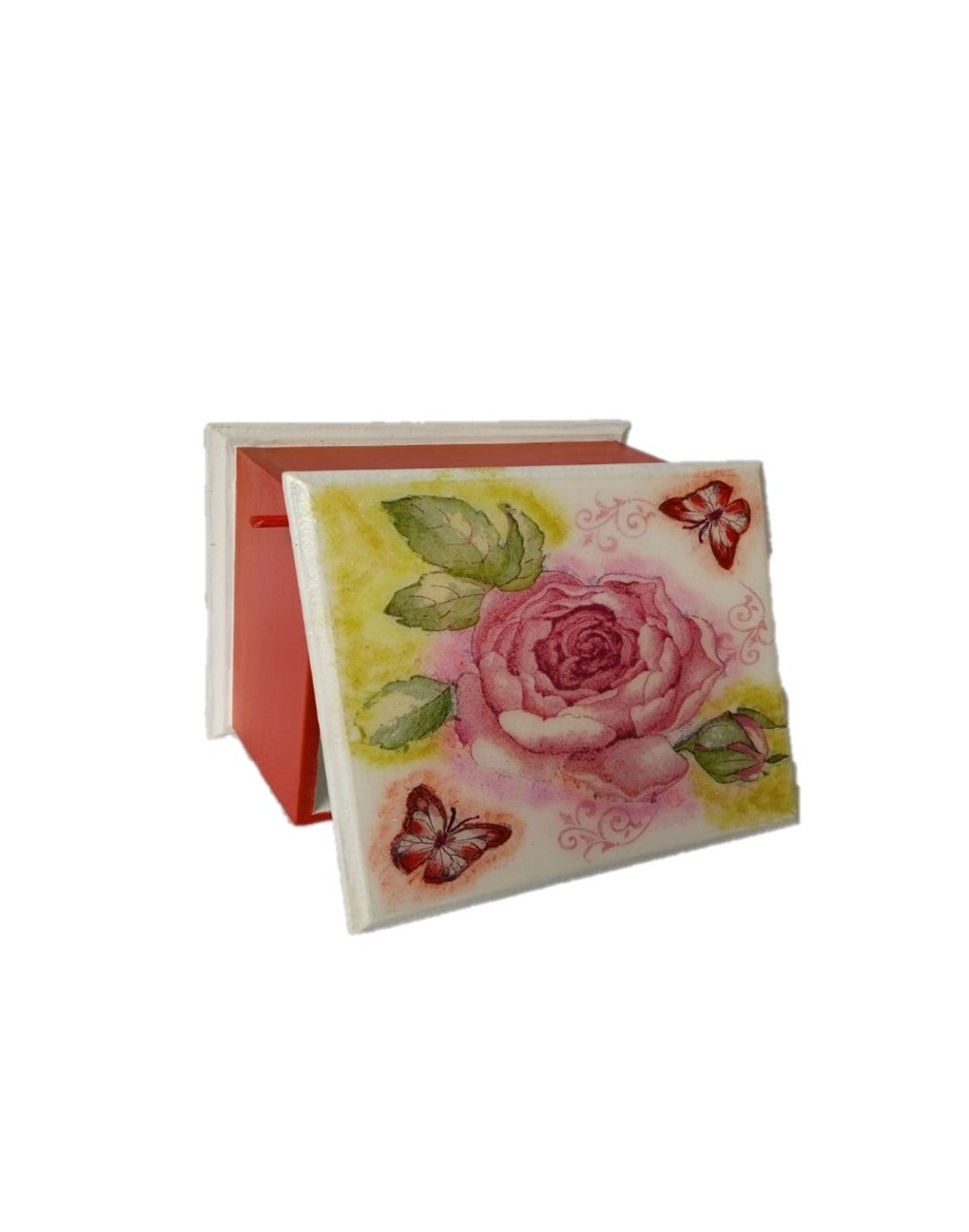 Caja rosa rosada