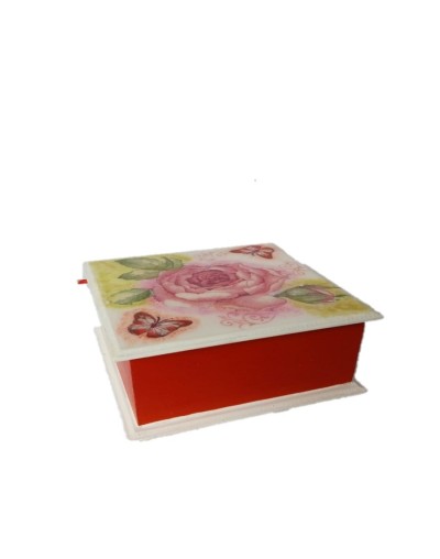 Caja rosa rosada