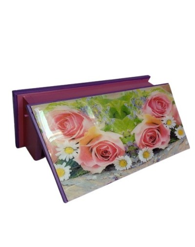 Joyero rosas rosadas 