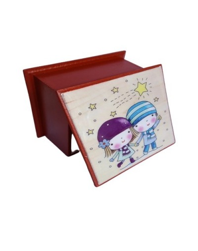 Caja pareja dentro las estrellas