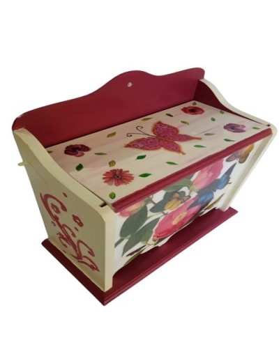 Dispensador flores rosadas