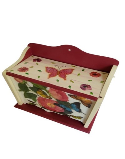 Dispensador flores rosadas