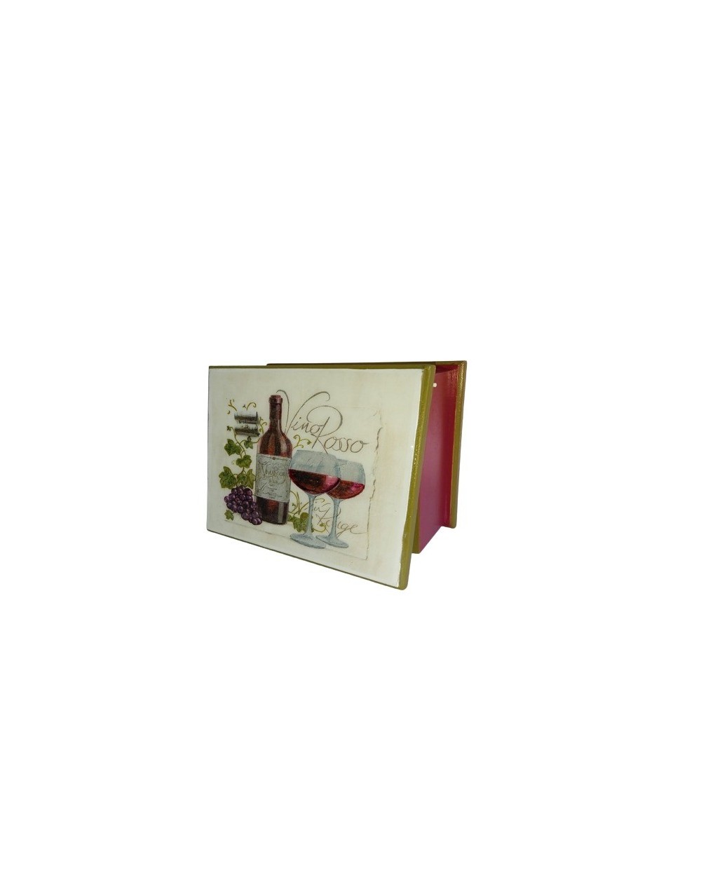 Servilletero vino rosso