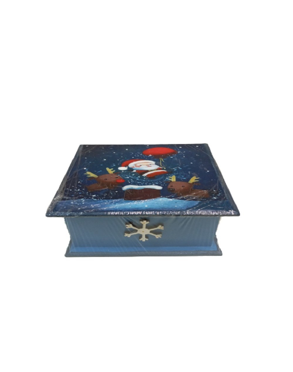 Caja navideña nocturna 