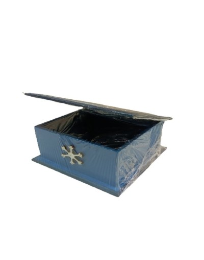 Caja navideña nocturna 