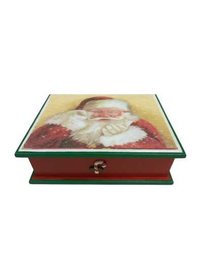 Servilletero papá noel