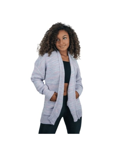 Cárdigan Tejido Plano Mujer | Suéter en Algodón Artesanal | Tejidos Alcor