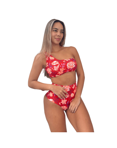 Vestido de baño bikini  guayacán estampado