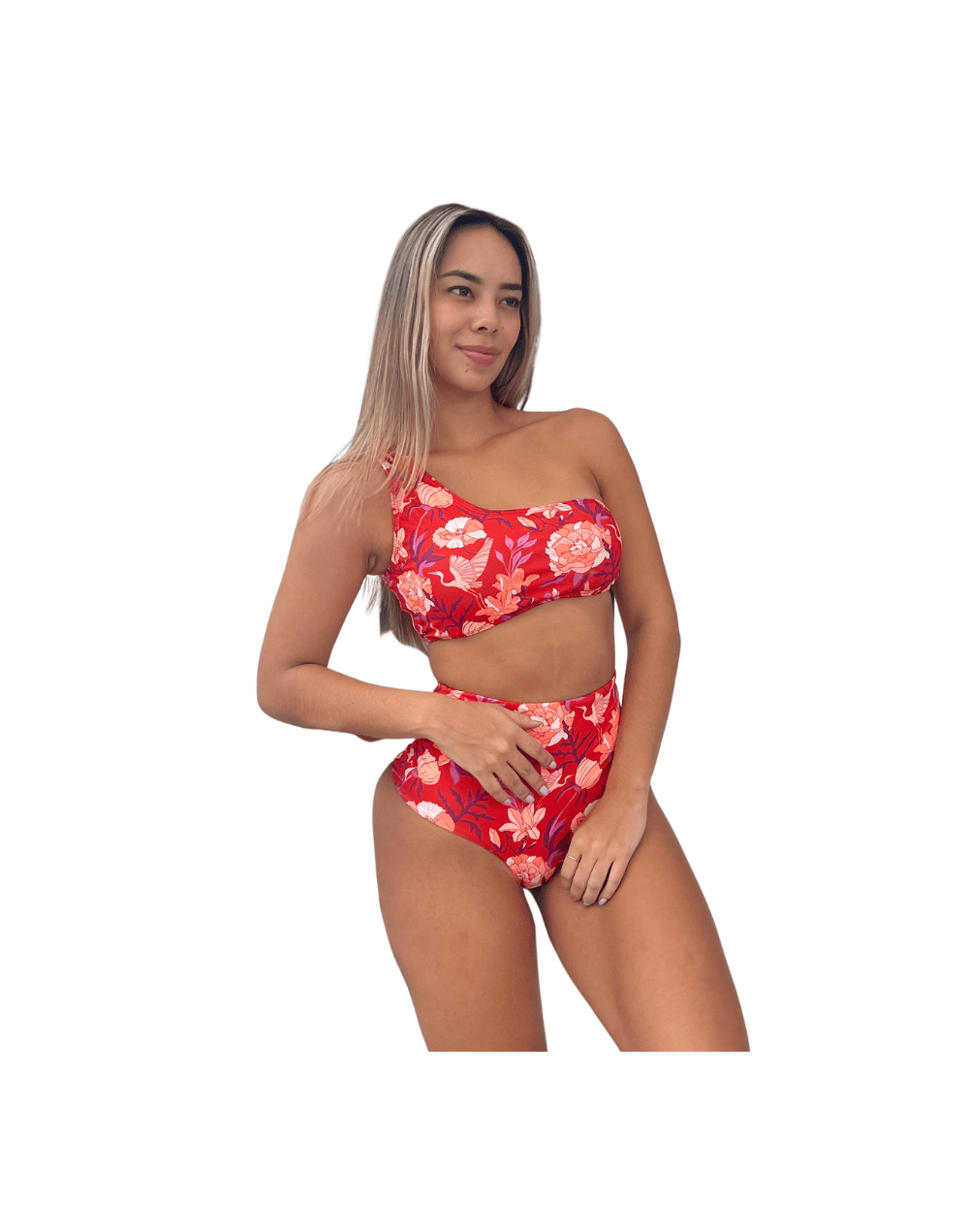 Vestido de baño bikini  guayacán estampado
