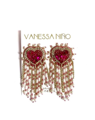 Aretes Alba Fucsia 