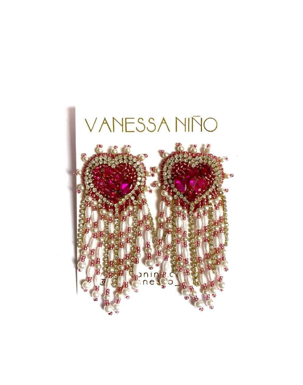 Aretes Alba Fucsia 