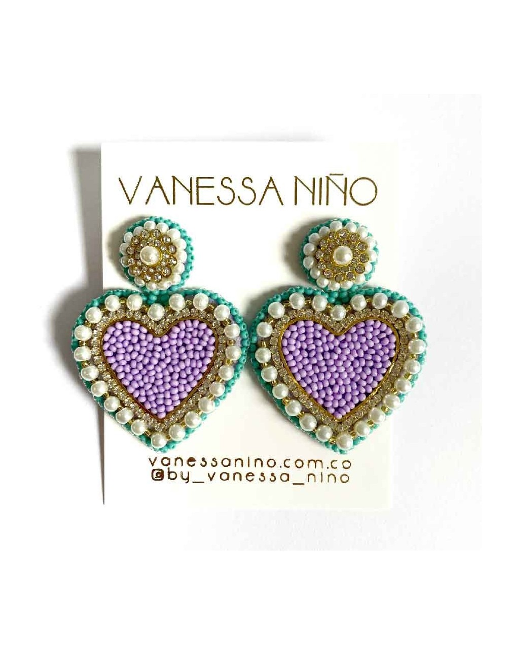 Aretes Lory Lila