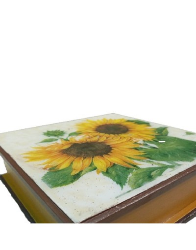 Servilletero girasoles