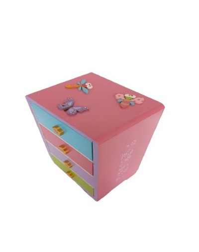 Joyero mariposas infantil