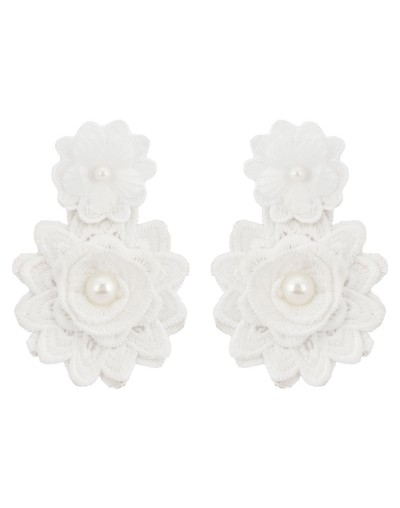 Aretes alaska blanco