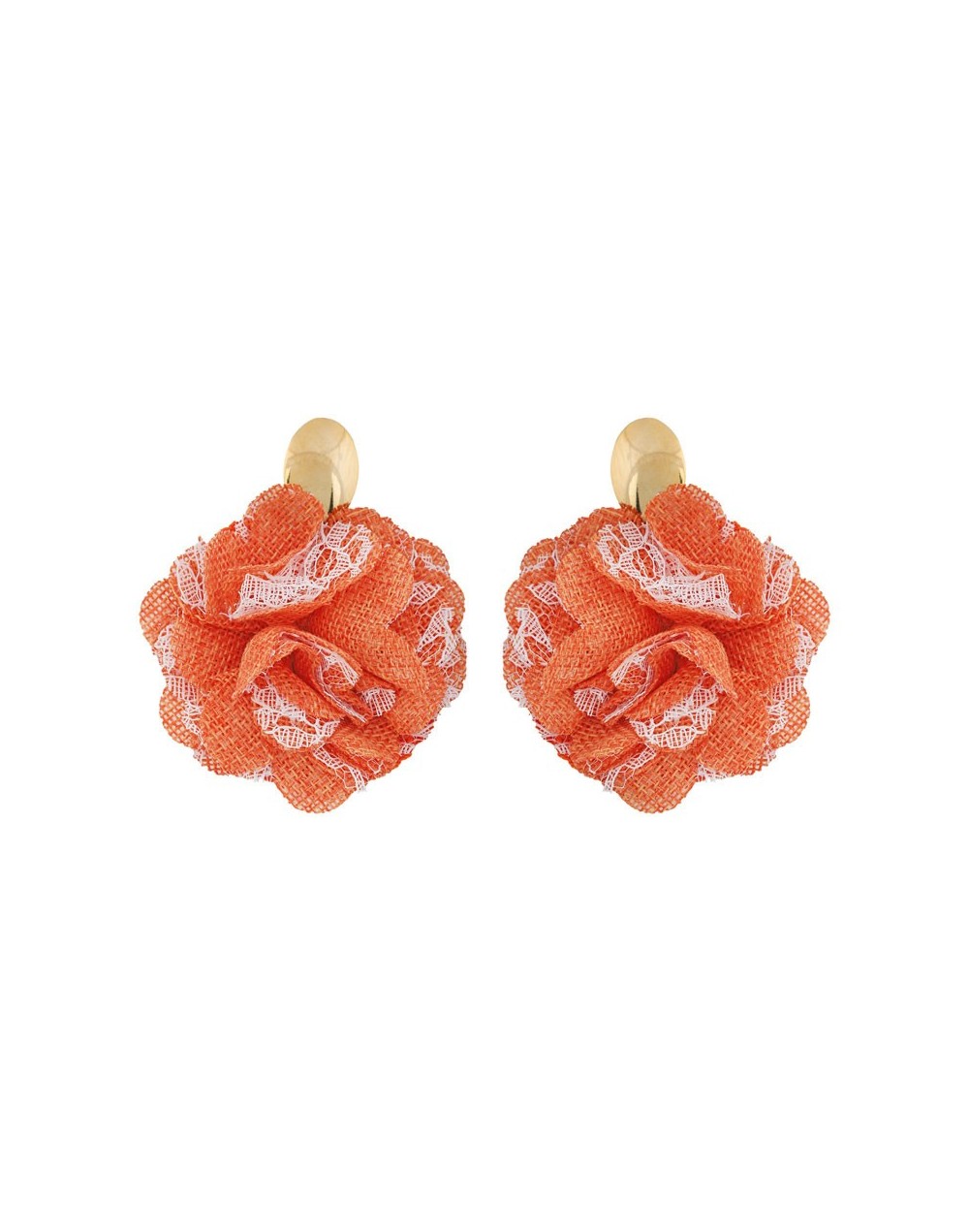 Aretes florencia naranja