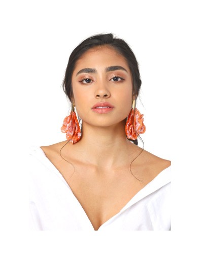 Aretes florencia naranja