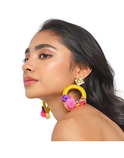 Aretes rio de janeiro amarillo