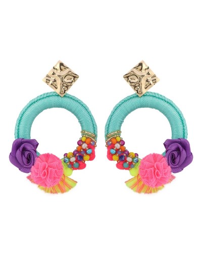 Aretes alaska blanco