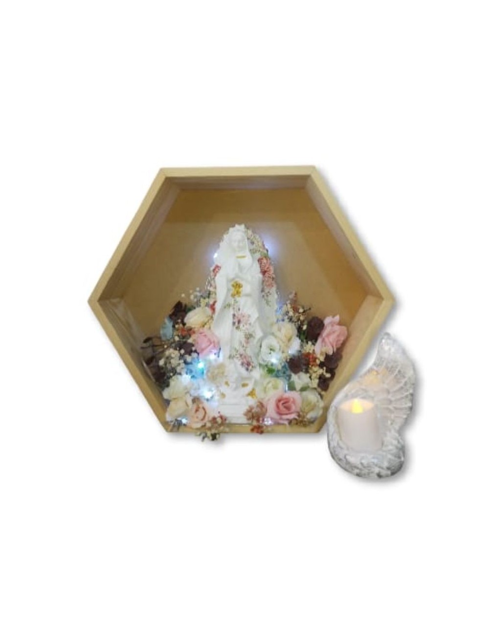 Repisa con virgen