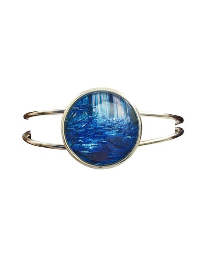 Pulsera cascada azul