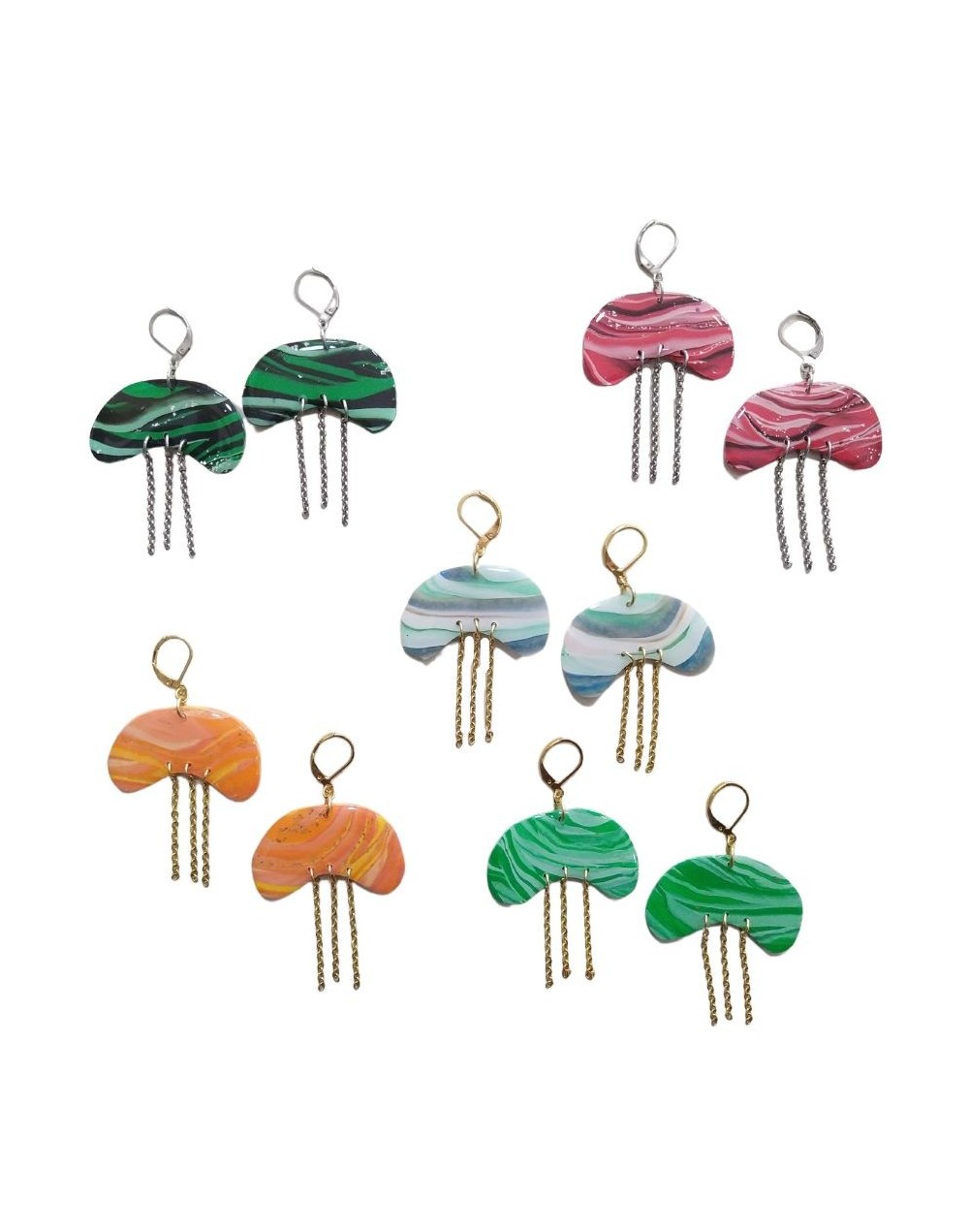 Aretes meduza