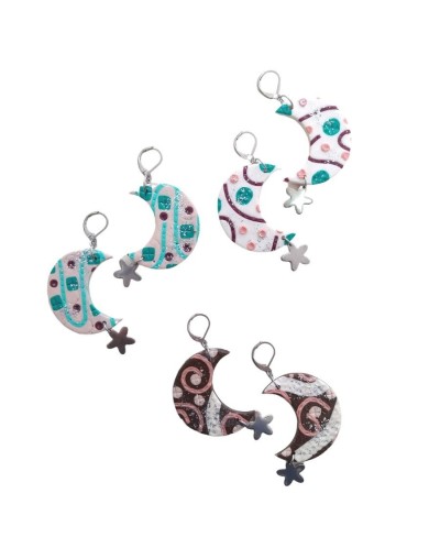 Aretes luna