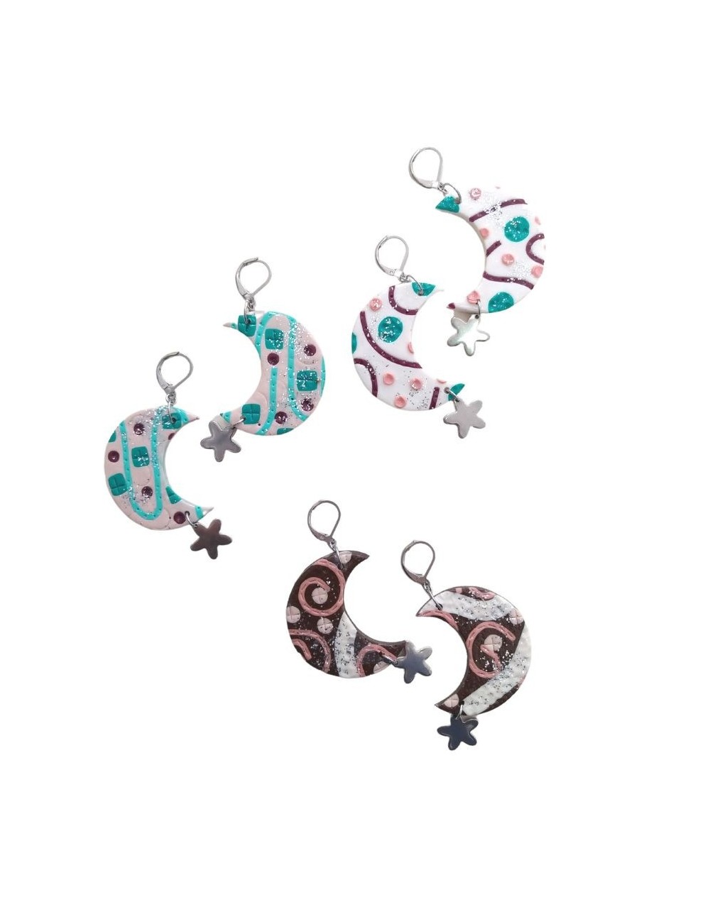 Aretes luna