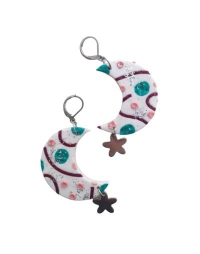 Aretes luna