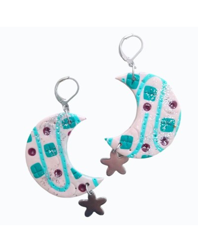 Aretes luna