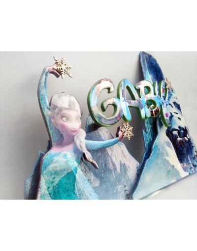 Nombre en madera Frozen  Viverarte