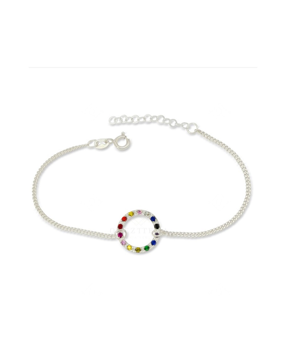 Pulsera circulo multicolor
