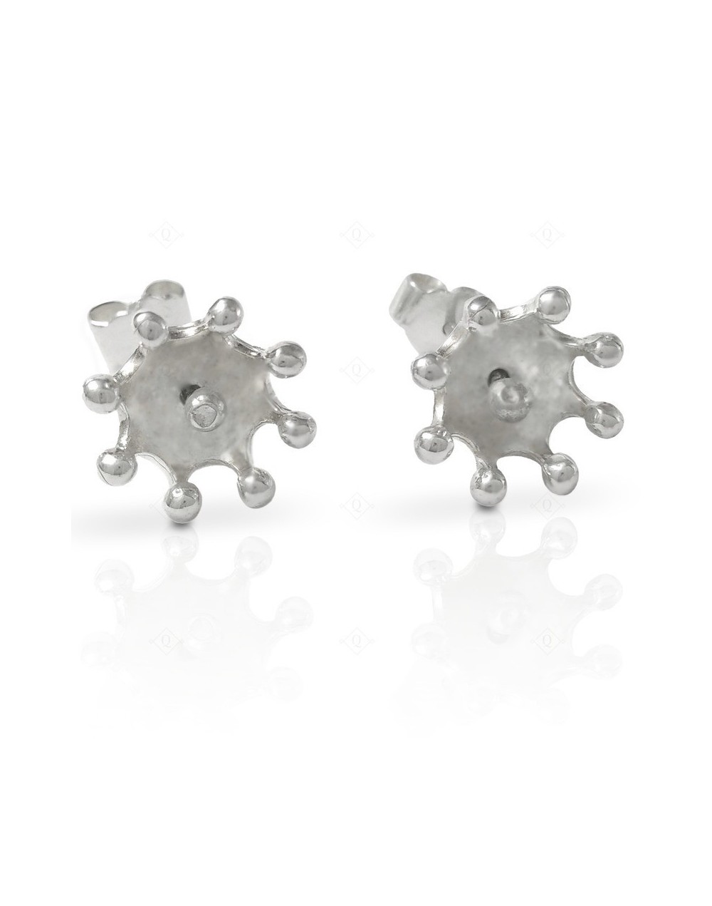 Aretes topo capsula pequeña Quezttema
