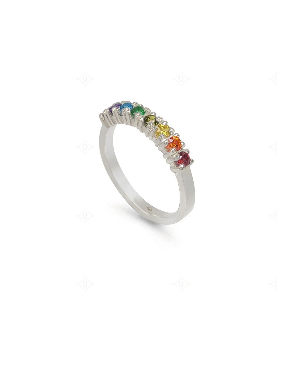 Anillo estilo tricillo multi y unicolor 