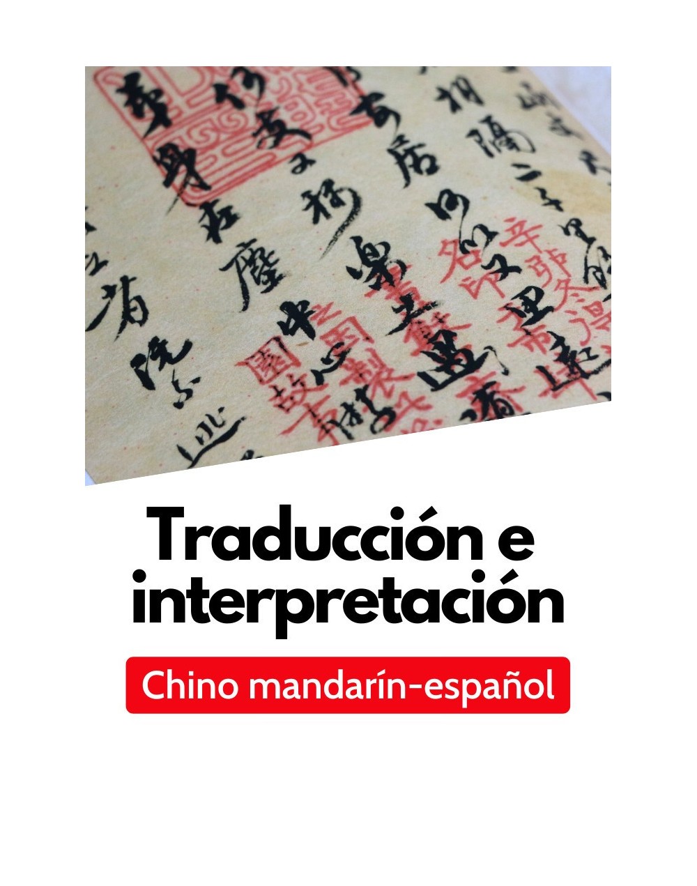 Traducción e interpretación chino mandarínespañol