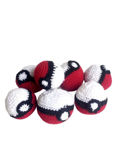 Pokebolas pokeball amigurumi