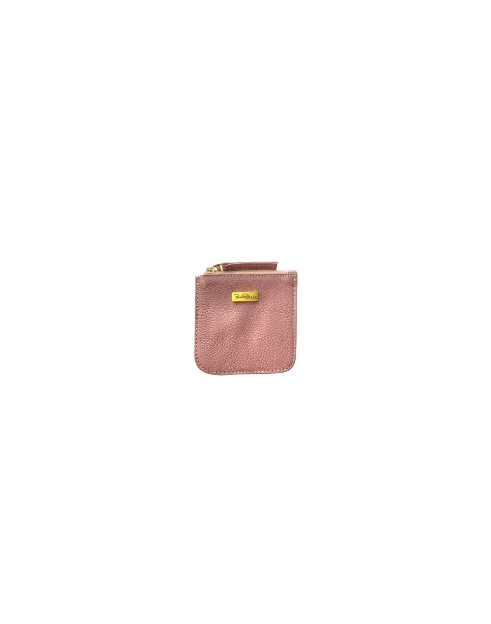 Monedero pequeño palo de rosa en cuero
