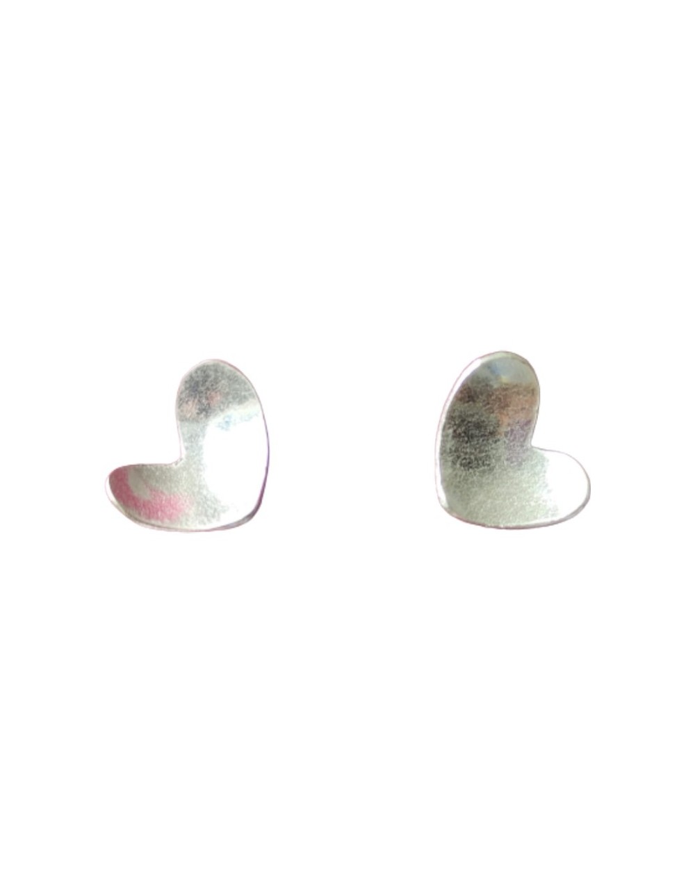 Aretes Corazón texturizados