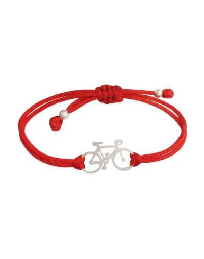 Pulsera bici mediana hilo rojo QUEZTTEMA