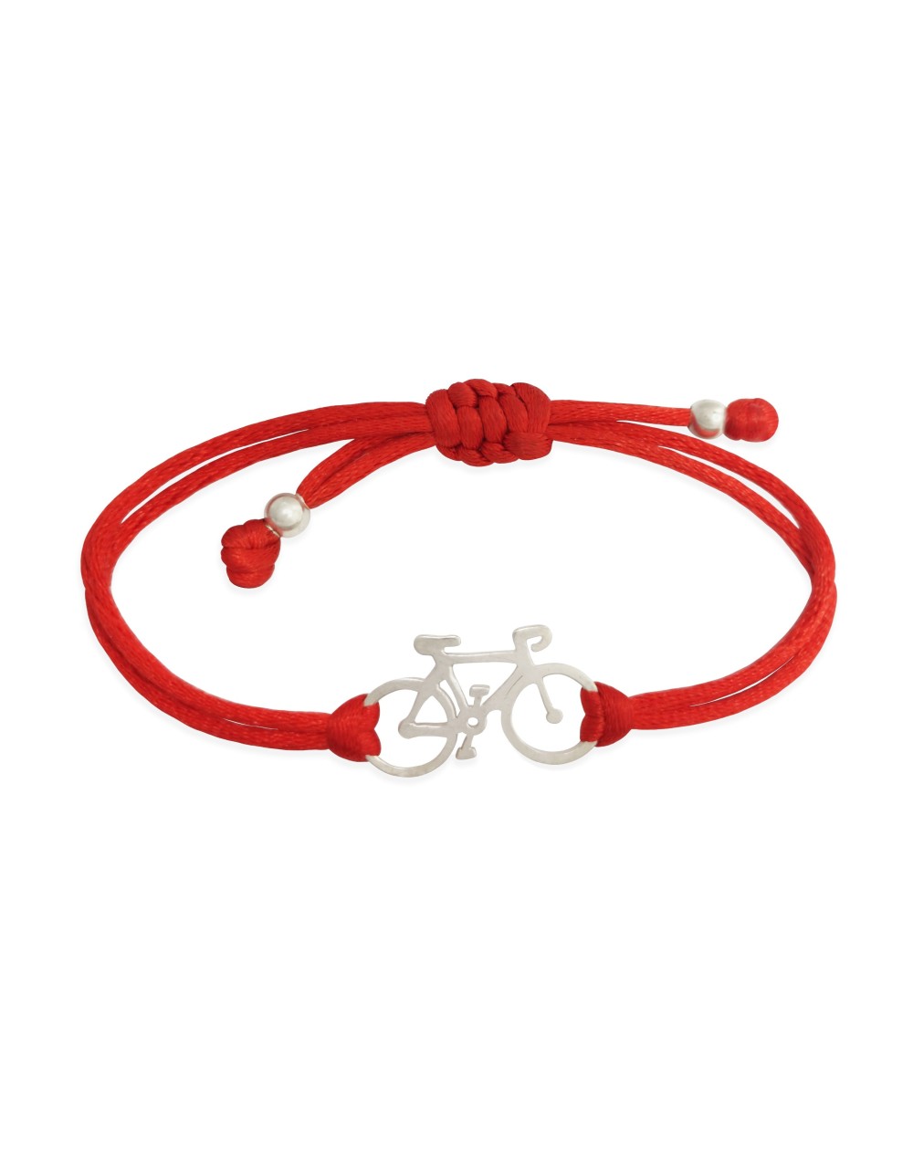Pulsera bici mediana hilo rojo QUEZTTEMA