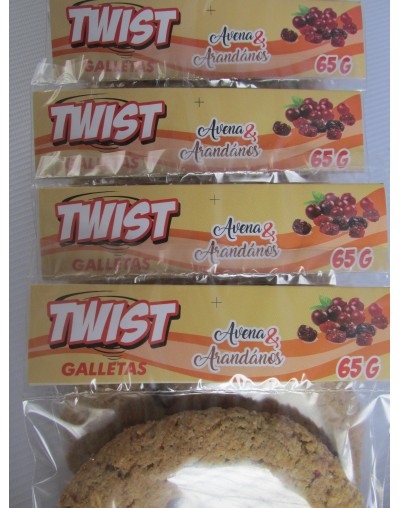Twist Galleta de avena y arándanos 