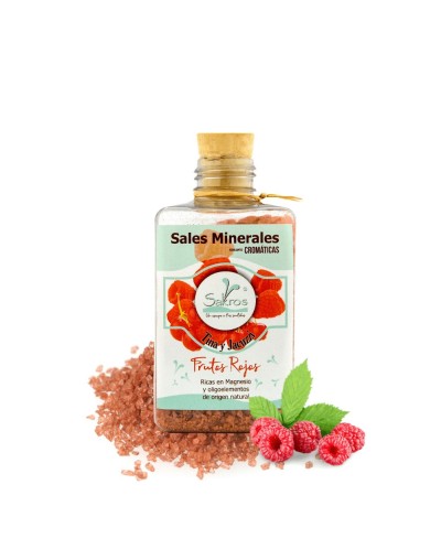 Sales minerales para tina y jacuzzi Frutos Rojos