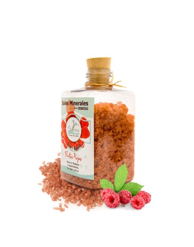 Sales minerales para tina y jacuzzi Frutos Rojos